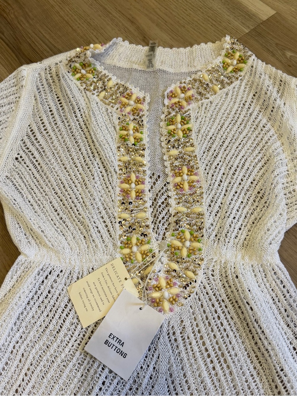 Victoria Secret Embellished beach cover up size S - Picture 2 of 5